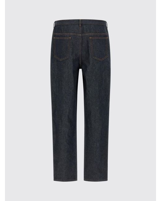 A.P.C. Blue Fairfax Straight Fit Cotton Denim Jeans for men