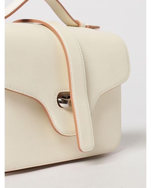 Emporio Armani Natural Bovine Leather Shoulder Bag