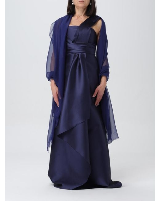 Alberta Ferretti Blue Neckerchief