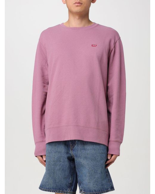 Levi's Pink Sweatshirt for men
