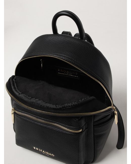 ERMANNO FIRENZE Black Backpack