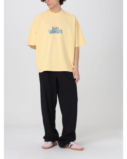 Camiseta Hombre Bonsai de hombre de color Yellow