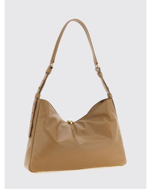 Furla Natural Sfera Soft Leather Bag