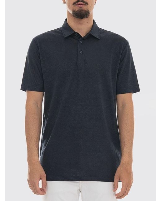 Polo Di Lino Basic di HUGO in Blue da Uomo