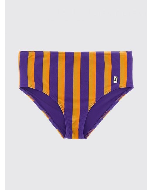 Saint Laurent Multicolor Striped Bikini Bottom
