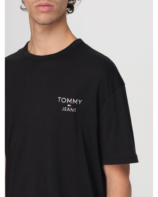 Camiseta Tommy Hilfiger de hombre de color Black