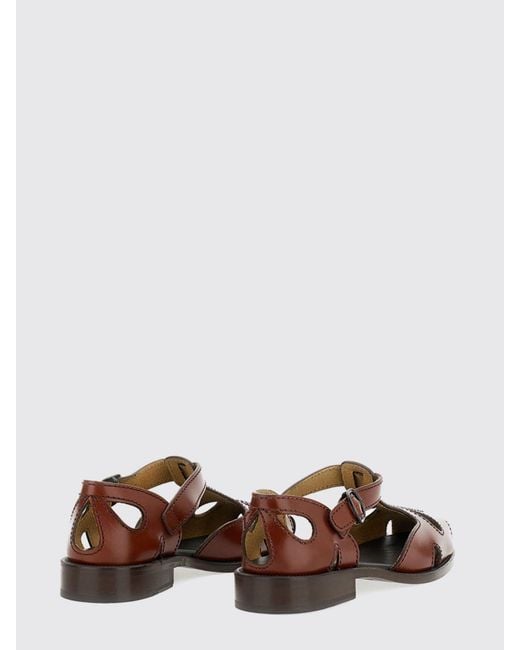 Hereu Brown Floreta Slim Sandals