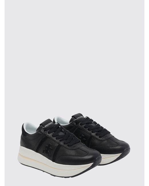 Premiata White Leather Bethcoin Sneakers