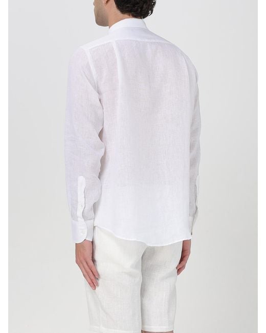 Kampos White Classic Linen Shirt for men