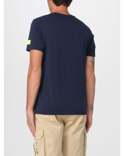 T-Shirt Basic di Sun 68 in Blue da Uomo