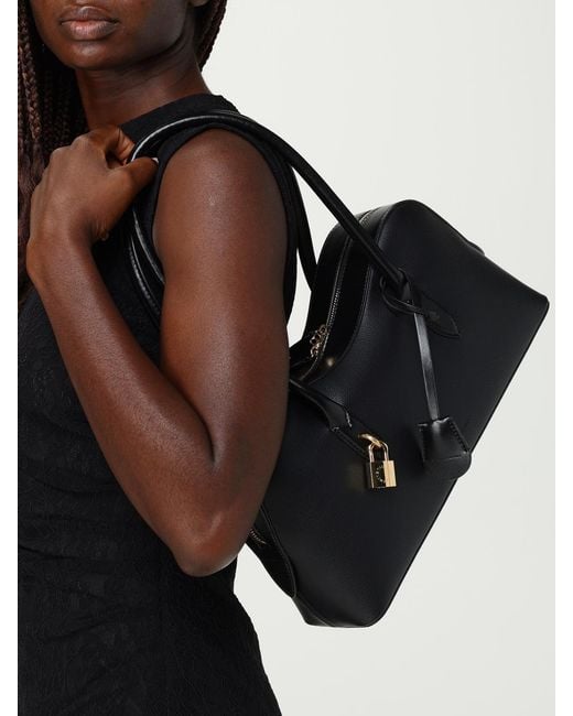 Stella McCartney Black Grained Synthetic Leather Ryder Bag