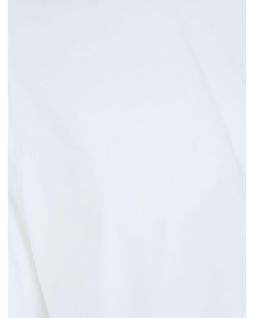 Rrd White Slim Fit Technical Polyamide Long-Sleeved Shirt for men