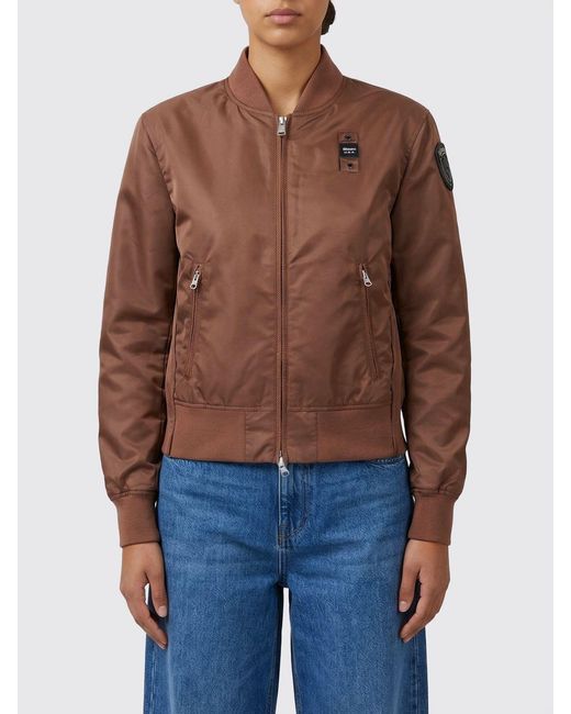 Blauer Blue Nylon Bomber Jacket