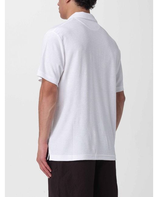 Mc2 Saint Barth White Cotton Polo Shirt for men
