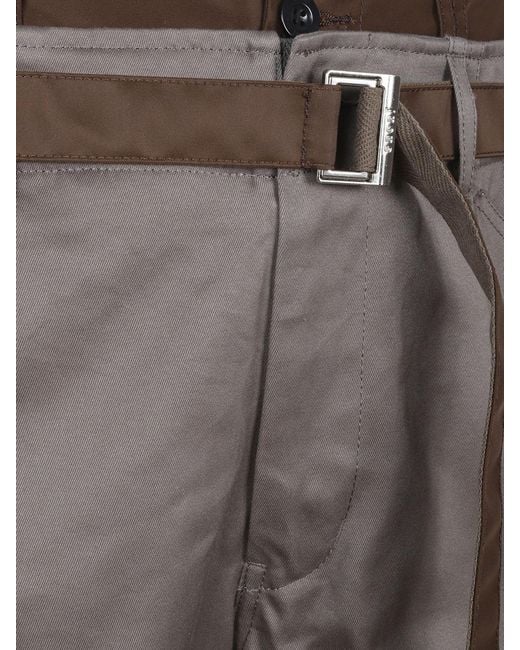 Sacai Gray Pants for men