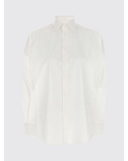 MM6 by Maison Margiela White Classic Cotton Shirt