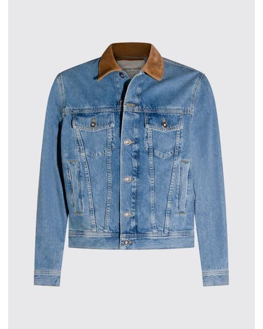 Jacob Cohen Blue Denim Jacket for men