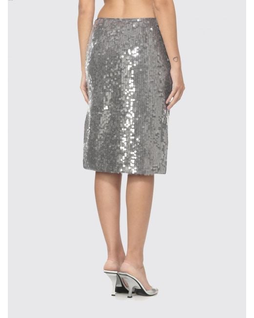 ROTATE BIRGER CHRISTENSEN Gray Skirt