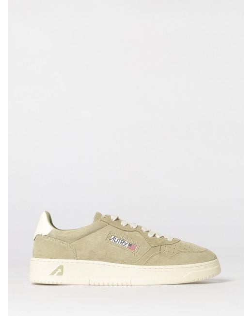 Autry Natural Medalist Low Suede Sneakers for men