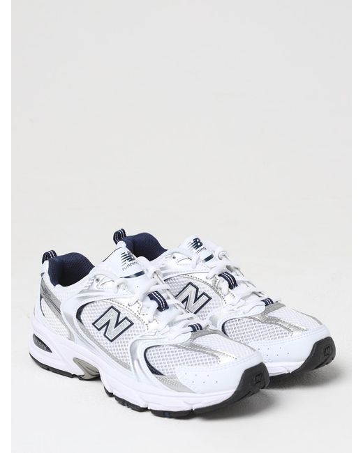 New Balance White 530 Mesh And Synthetic Leather Sneakers