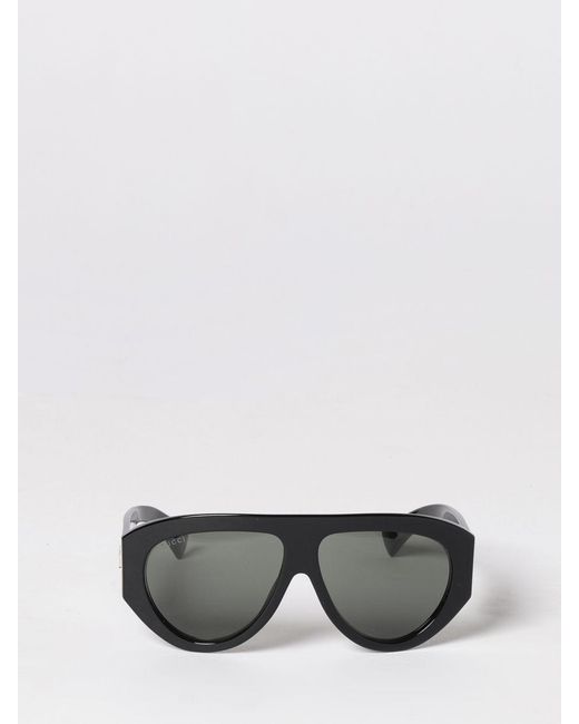 Gucci Gray Aviator Sunglasses for men