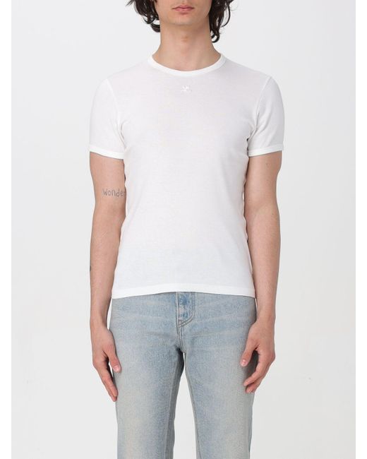 Courreges White T-shirt Courrèges for men