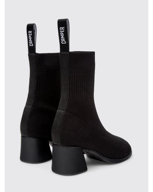 Camper Black Kora Ankle Boots