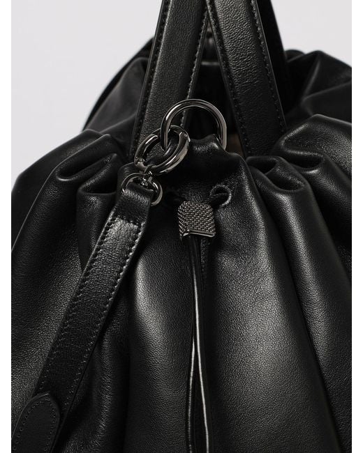 Brunello Cucinelli Black Shoulder Bag