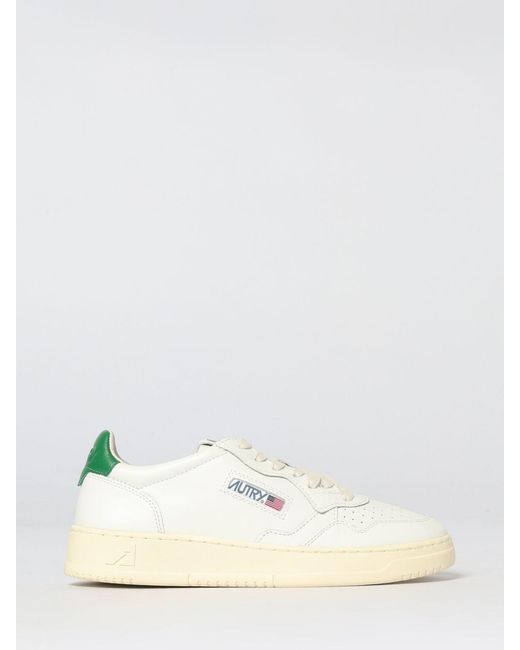Autry Natural Medalist Low Leather Sneakers for men