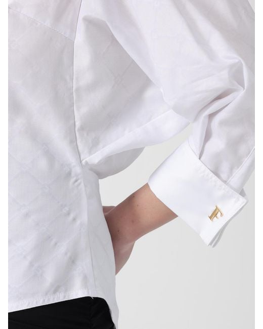 Elisabetta Franchi White Cotton Shirt