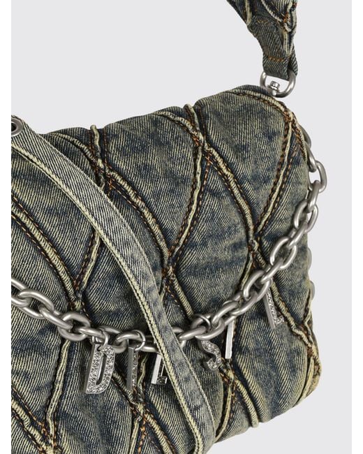 DIESEL Gray Shoulder Bag