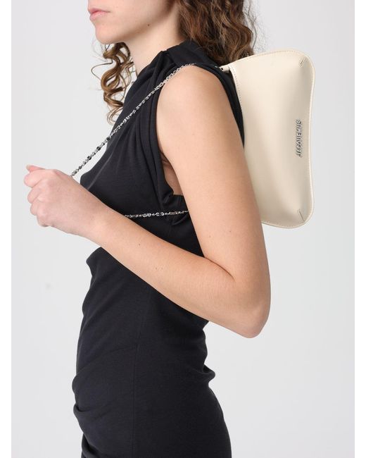 Jacquemus Natural The Small Bisou Chaine Leather Shoulder Bag