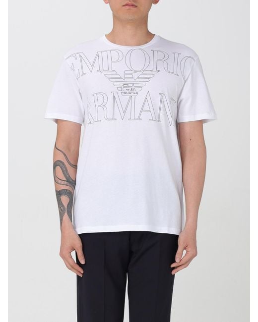 Emporio Armani White T-Shirt for men