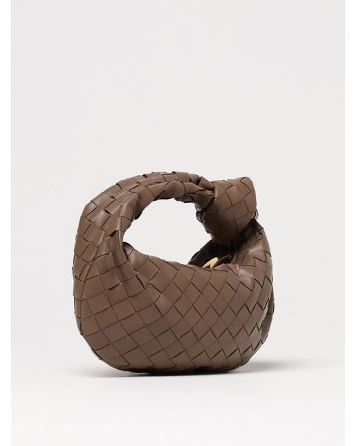 Bottega Veneta Brown Mini Jodie Woven Nappa Bag