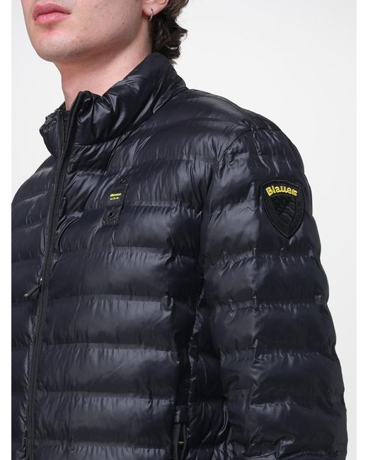 Blauer Blue Padded Nylon Down Jacket for men