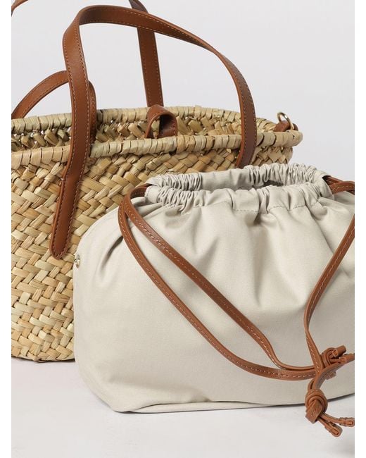Coccinelle Natural Raffia Bag