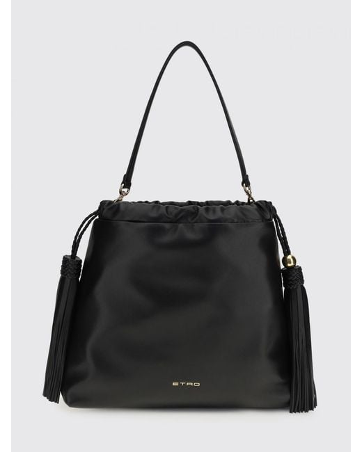 Etro Black Kalispera Leather Bag