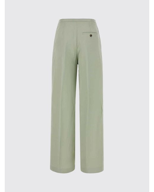 Alberta Ferretti Green Crêpe Tailored Trousers