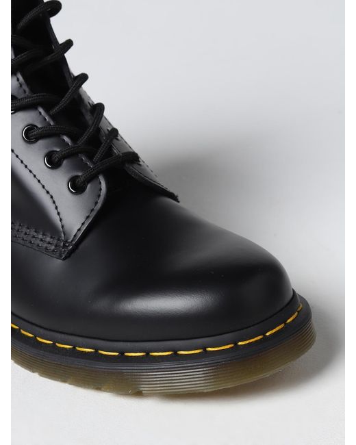 Dr. Martens Black 1460 Matte Leather Ankle Boots for men
