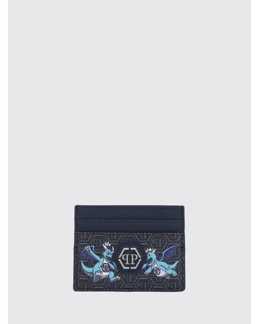 Philipp Plein Blue Wallet for men