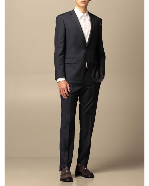 Hugo Boss Black Suit, Pants, Striped Tie Cotton ref.356011 - Joli Closet