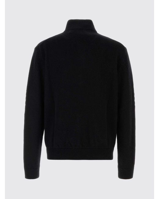Givenchy Blue Zip-Up Turtleneck Cardigan for men