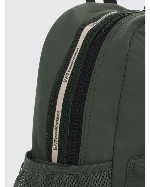 EA7 Green Backpack for men