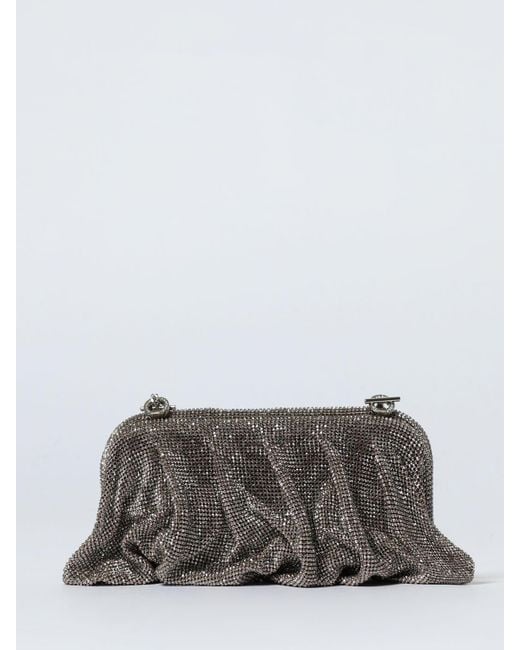Bolso De Mano Mujer Benedetta Bruzziches de color Gray