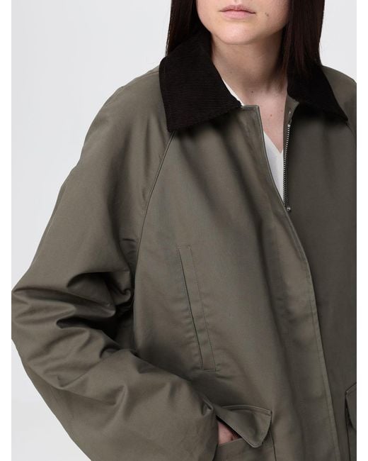 Totême Gray Oversized Organic Cotton Jacket