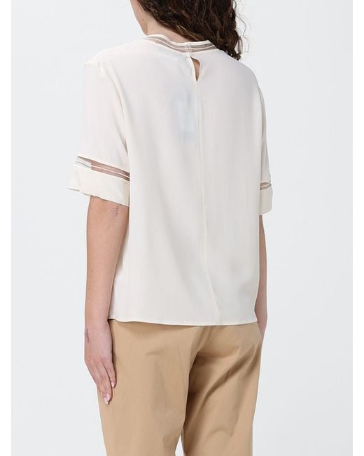 Fabiana Filippi White Crêpe De Chine Blouse