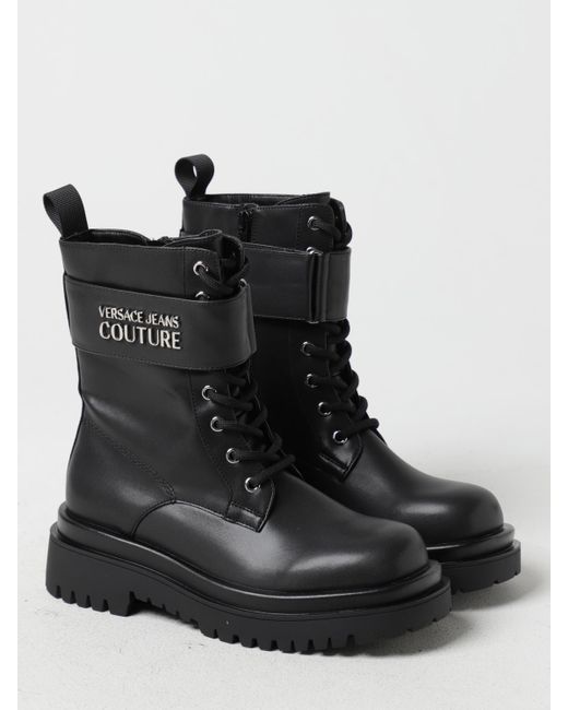 Versace Jeans Couture Black Drew Boots