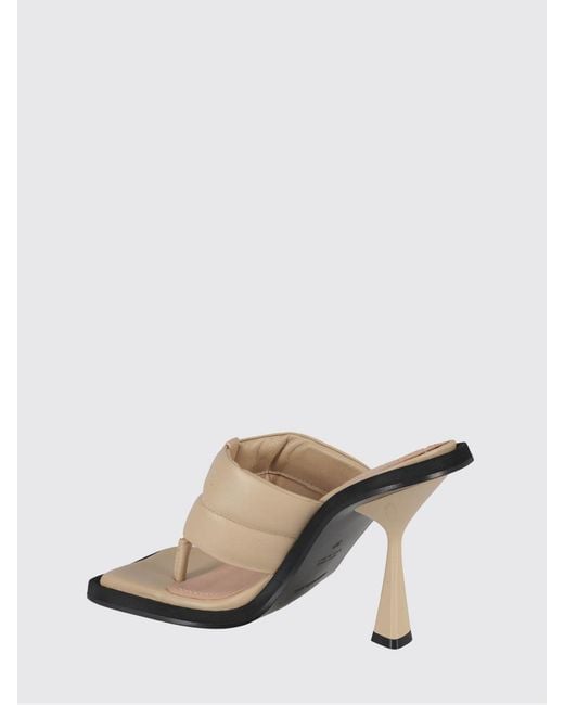ANDREADAMO Natural Nappa Leather Sandal