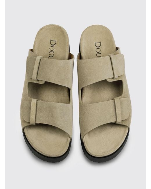 Doucal's Multicolor Suede Sandals for men