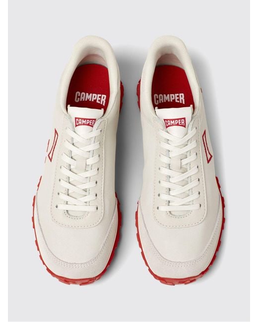 Camper White Leather Drift Walk Sneakers